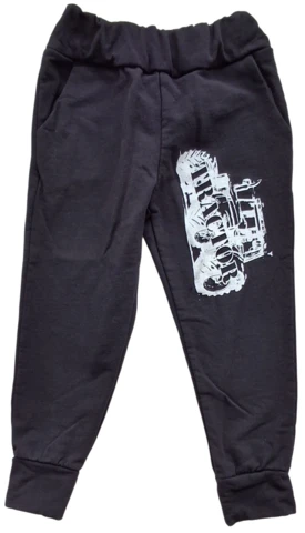 Sorte lange sweatpants str. 2 år