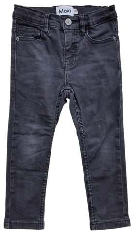 Molo lange sorte denimbukser str. 104