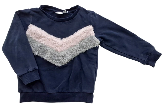 Name it mørkeblå langærmet sweatshirt str. 104