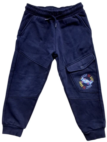 Kids mørkeblå sweat pants str. 104