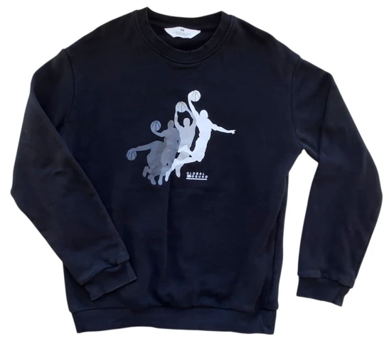 H&M sort langærmet sweatshirt str. 158-164