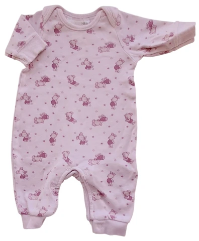 H&M Disney rosa langærmet heldragt str. 56