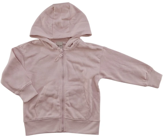 Ny rosa langærmet sweatshirt str. 98-104