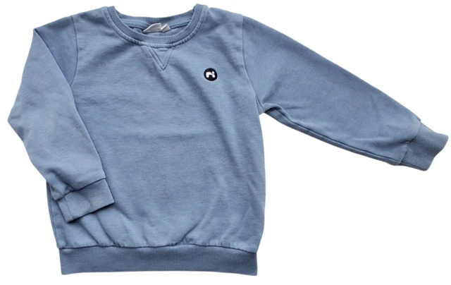 Name it gråblå langærmet sweatshirt str. 104