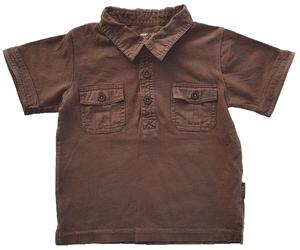 H&M brun kortærmet T-shirt str. 80