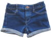 H&M mørkeblå korte denim shorts str. 104