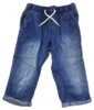 Name it blå tynde denim lange shorts