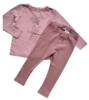 Pomp de lux bluse og H&M rib leggings rosa sæt str. 92