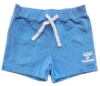 Hummel blå bløde bomulds shorts str. 104