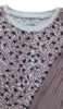 Name it blomstret kortærmet bluse og rib leggings str. 92