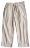 Pomp de lux råhvide stribede sommerbukser str. 110-116