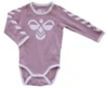 Hummel rosa langærmet body str. 68