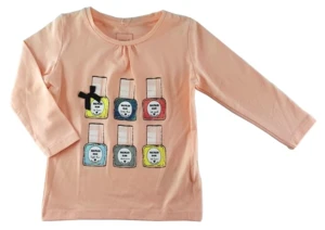 Ny Name it laksefarvet T-shirt str. 80