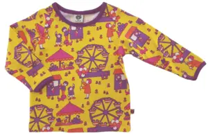 Ny Småfolk gul langærmet bluse