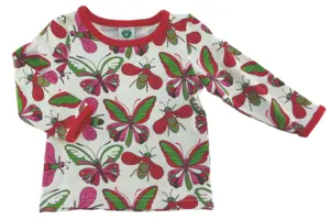 Ny Småfolk råhvid langærmet T-shirt str. 68