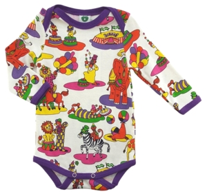 Ny Småfolk råhvid langærmet body str. 62