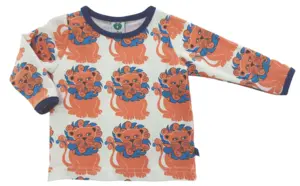 Ny Småfolk råhvid langærmet bluse