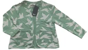 Ny Milk Copenhagen grøn sweat jakke str. 122-128