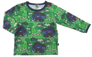 Ny Småfolk grøn T-shirt str. 68