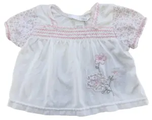 H&M hvid kortærmet bluse str. 62