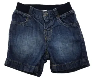 H&M blå denim shorts str. 74