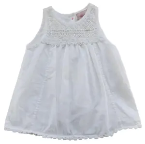 Noa Noa sød hvid ærmeløs kjole str. 56