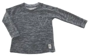 Small Rags grå meleret bluse/kjole str. 74