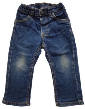 H&M blå denim bukser str. 74