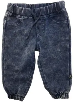 Minymo blå tynde babybukser str. 56