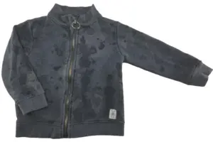 Small rags grå mønstret sweatshirt str. 92