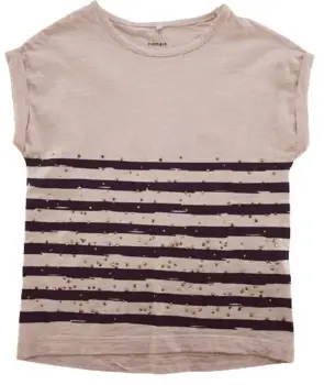 Name it pudderfarvet kortærmet T-shirt str. 116
