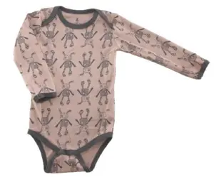 Small rags pudderfarvet body str. 74