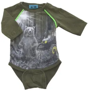 Me too olivengrøn body str. 50