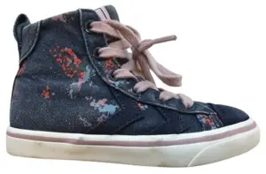 Hummel denim blomstrede sneakers str. 25