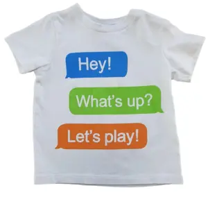 H&M hvid kortærmet T-shirt str. 68