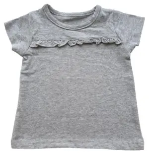 Friends lysegrå blød kortærmet T-shirt str. 68