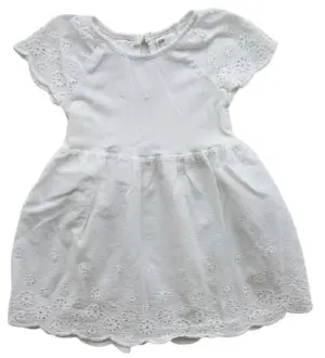 H&M hvid sommerkjole str. 86