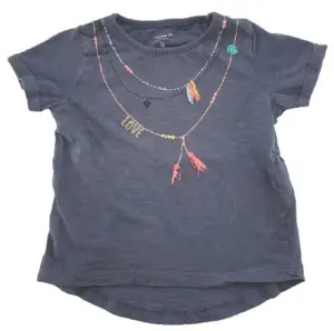 Name it blågrå kortærmet T-shirt str. 98