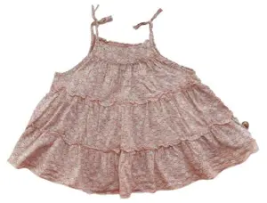 Pomp de lux pudderfarvet sommertop str. 92