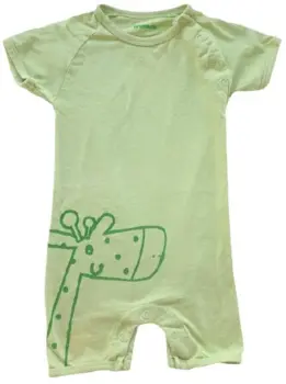 Friends lysegrøn sommer heldragt str. 80