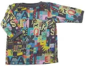 Molo farverig mønstret bluse str. 56