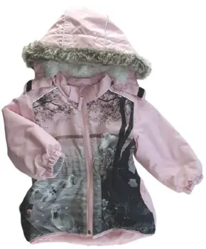 Me too fin lyserød vinterjakke str. 80