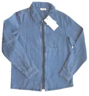 Ny Name it blå denim skjorte str. 146/152