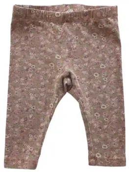 Wheat lysebrune småblomstrede leggings str. 68