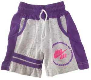George mode lysegrå/lilla shorts str. 68-80