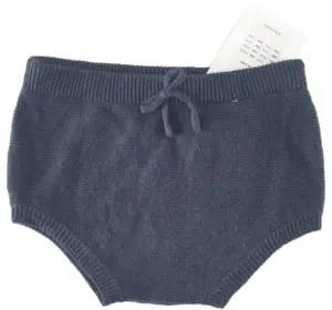 Nye Name it mørkegrå finstrikkede bloomers str.62