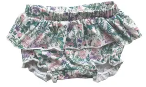 H&M råhvide blomstrede bloomers str. 56