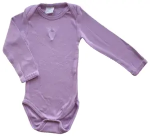 Smallstuff lilla langærmet body str. 74