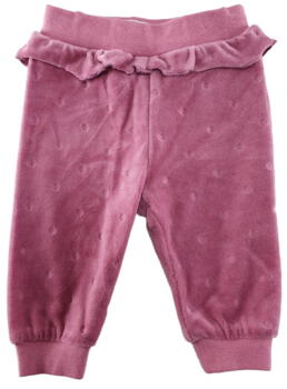 Name it rosa velour babybukser str. 56