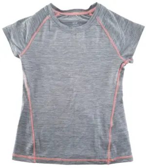 H&M sport lysegrå meleret T-shirt str. 134/140